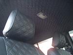 Clazzio quilted seat covers and nylon quilted headliner