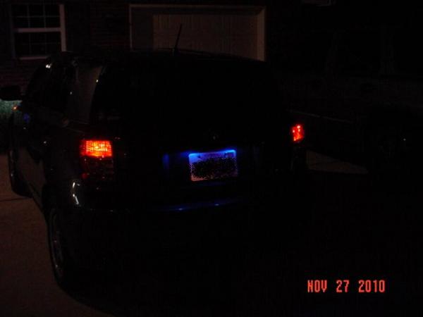 Blue LED Plate Lights